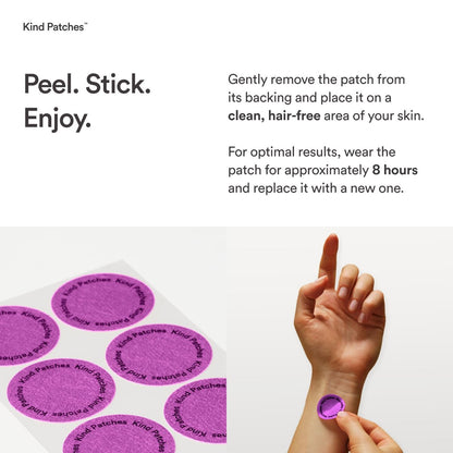 Kind Patches Focus Patches – Mentale Klarheit & kognitive Leistungsfähigkeit – Steigern Sie Ihre Produktivität mit Omega 3, Löwenmähne, L-Theanin, Ginseng – 30 Stück