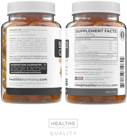 Schwarzkümmelöl Gummibärchen mit natürlichem Ingwer-Ale-Geschmack – 500 mg pro 2er-Portion, nicht-GVO, vegan