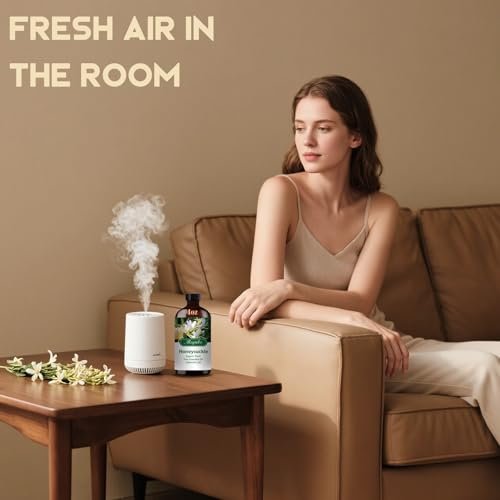 Honeysuckle Ätherisches Öl – Honeysuckle Duftöl für Diffuser, Luftbefeuchter, DIY Kerzen, Seife, Blumenduft, Zuhause, Geschenk – MLYNKL Honeysuckle Öl (130 ml / 4,33 fl oz)