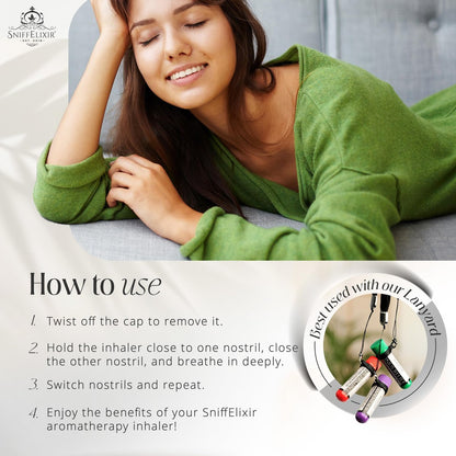 Eukalyptus ätherisches Öl Aromatherapie Nasal Stick Vapor Inhaler - Allergielinderung, USA hergestellt mit biologischen ätherischen Ölen, natürliche Atemunterstützung