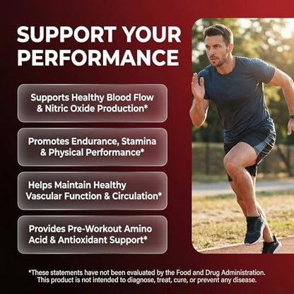 NosFlow Nitric Oxide Supplement für Männer | Rote Beete, Taurin, L-Arginin, Apfelsäure, L-Citrullin, Kiefernrinde, Glycerin, Agmatin, Traubenkern, Vitamin C, B12, B3 von Clean Nutra