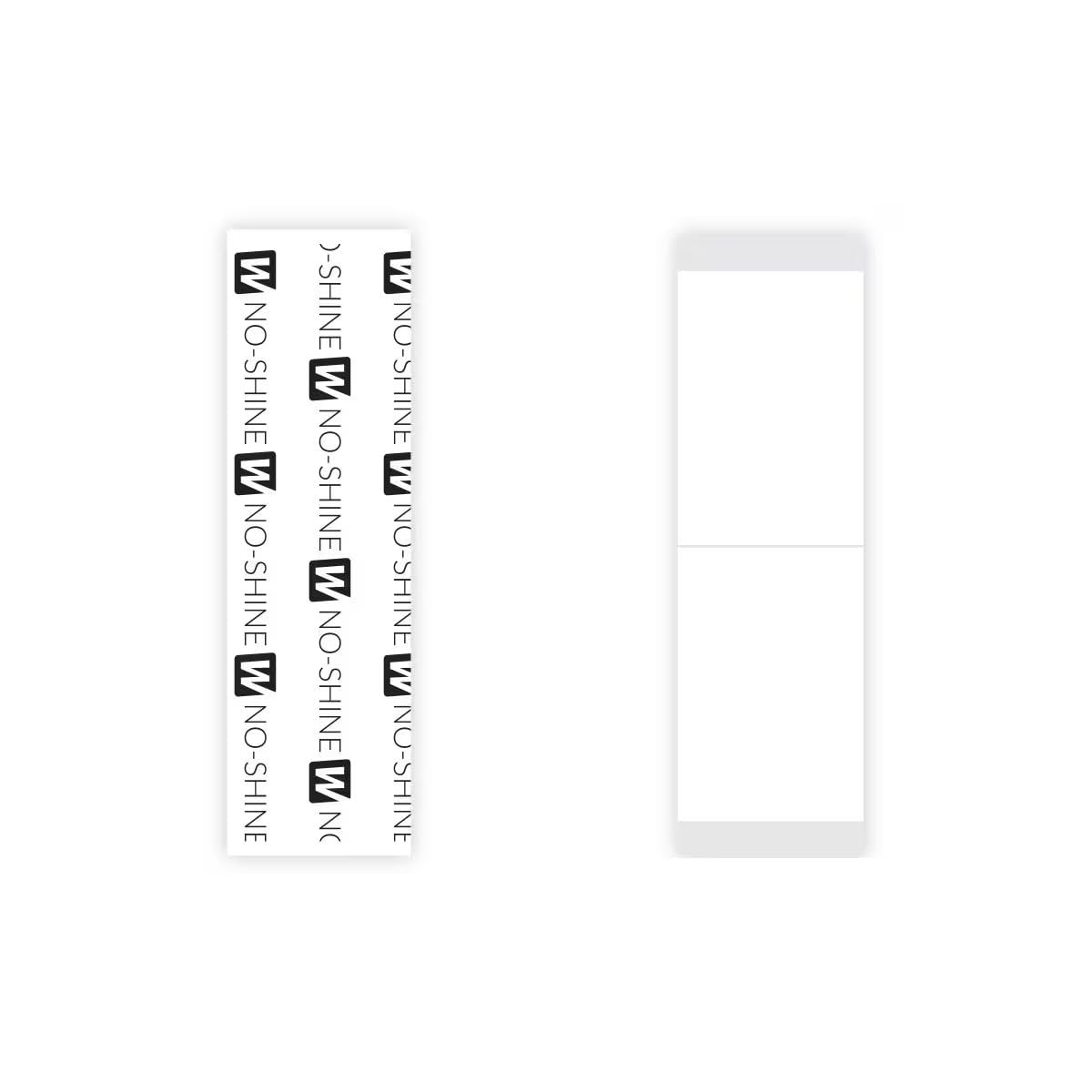 Walker No Shine Bonding Doppelseitiges Klebeband 1" x 3" Gerader Streifen, 36 Stück pro Beutel