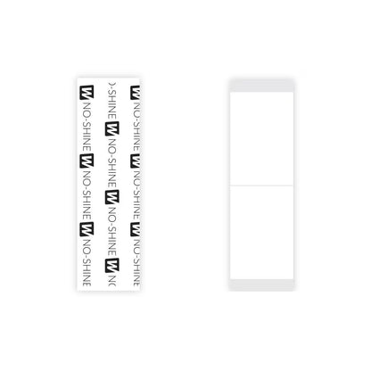 Walker No Shine Bonding Doppelseitiges Klebeband 1" x 3" Gerader Streifen, 36 Stück pro Beutel