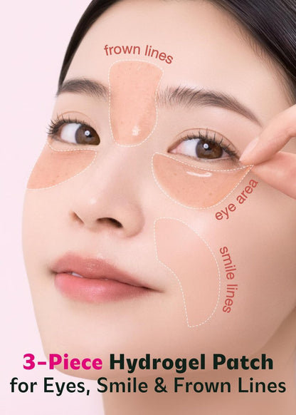 ISOI Blemish Care Under Eye Patch für dunkle Augenringe, Schwellungen und Falten – Hydratisierende Gel-Augenmasken mit Hyaluronsäure & bulgarischem Rosenöl, Koreanische Hautpflege (90 Stück, 3,17 oz)