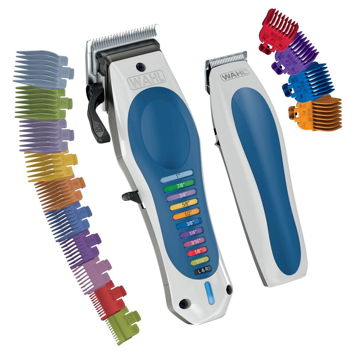 Wahl Lithium Ion Color Pro Wiederaufladbarer Kabelloser Haarschneider für Männer mit Smart Charge Technologie und Barttrimmer - Praktisch für Haarschnitte und Korrekturen zu Hause - Modell 3026594