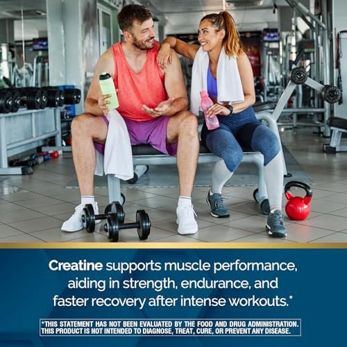 Nature's Wonder Micronisiertes Kreatin-Monohydrat Pulver 5g, Muskelgesundheit, Muskelenergieproduktion, Laktosefrei, 5g pro Portion, 450g, 90 Portionen
