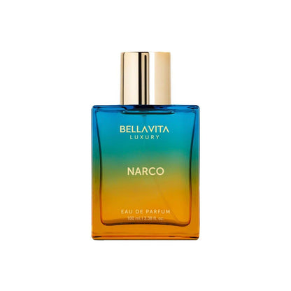 Bellavita Luxury Narco Eau de Parfum | 100 ml (3,4 fl.oz.) | Blumig, Bergamotte, Jasmin und weißer Moschus | Langanhaltender Unisex-Duft
