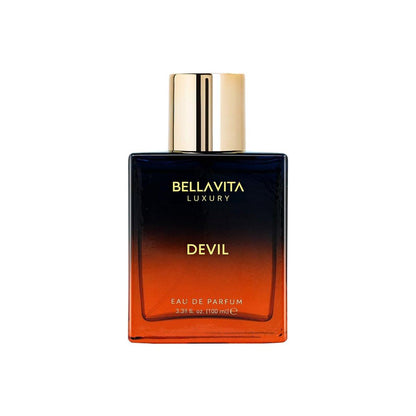 Bellavita Luxury Devil Eau de Parfum 100 ml – Orientalisch-würziger Unisex-Duft mit Safran, Amber und Zedernholz