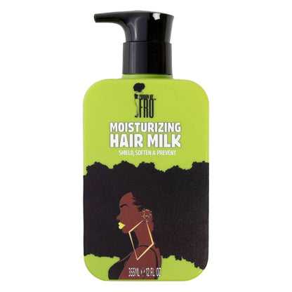 Pardon My Fro Feuchtigkeitsspendende Haarmilch – Leave-In Conditioner für lockiges, krauses und welliges Haar, Frizz-Kontrolle, entwirrt, macht Locken weich, verbessert die Kämmbarkeit, leichte Formel – 355 ml