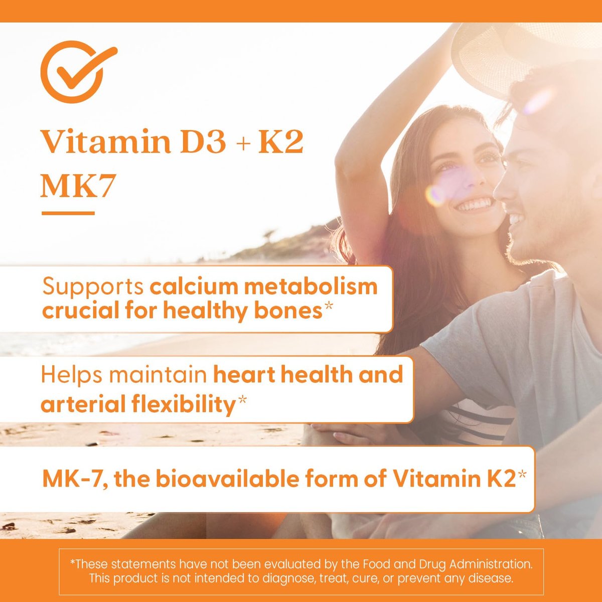 Doctor's Best Vitamin D3 & K2 Supplement - 5000 IU D3 + MK-7 K2, 60 Kapseln - Knochengesundheit, glutenfrei, nicht-GVO, vegetarisch
