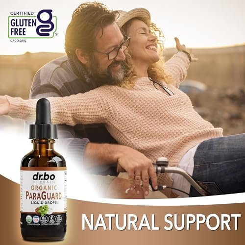 ParaGuard Cleanse Liquid Organic Detox – Organischer Darmreiniger für Menschen mit Schwarznuss, Wermut, Nelke & Oregano Tinktur – Natürliche Kräuter-Darmreinigung 60 ml