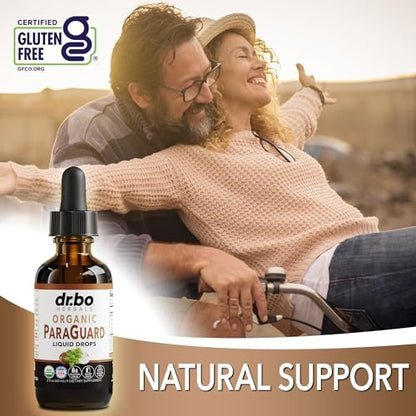 ParaGuard Cleanse Liquid Organic Detox – Organischer Darmreiniger für Menschen mit Schwarznuss, Wermut, Nelke & Oregano Tinktur – Natürliche Kräuter-Darmreinigung 60 ml