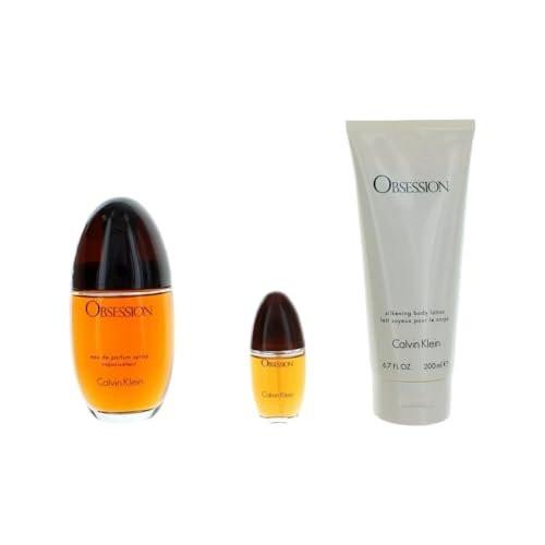 Calvin Klein Obsession 3,3 Eau de Parfum Damen Set - 3-teilig