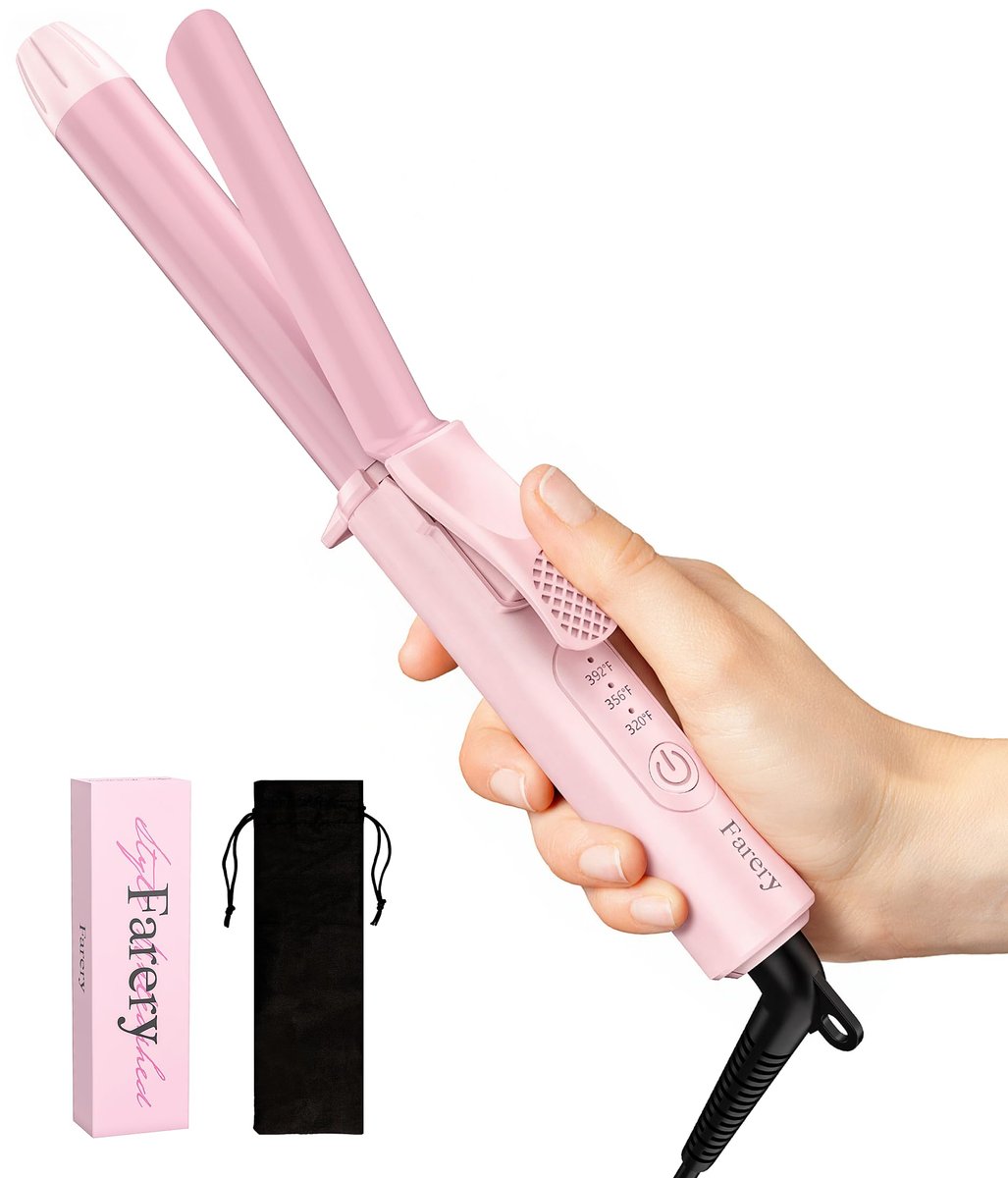 Reisegröße Mini Lockenstab 3/4 Zoll, 100-240V Dual Voltage Reise-Lockenstab für kurzes Haar mit 3 einstellbaren Temperaturen, Auto-Off, Keramik-Mini-Haarlockenstab mit Keratin & Arganöl, mit Aufbewahrungstasche