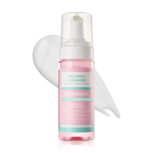 Dr.Melaxin Melting Cleanser - Hypoallergener Make-up Entferner mit schneller Blasenbildung, Tiefenreinigung der Poren für alle Hauttypen, 150 ml