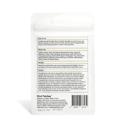 Kind Patches Stress Down Patches – Vitamin B12, Vitamin D3 & Ashwagandha Beruhigungsstreifen – Natürliche Inhaltsstoffe für tägliche Stressunterstützung – 30 Stück