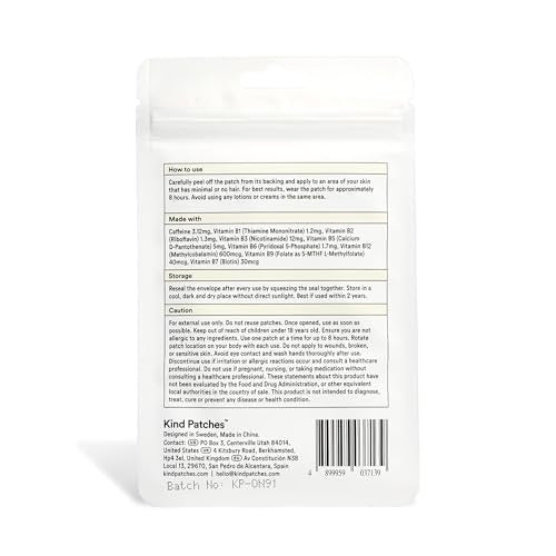 Kind Patches Energy Patches – Vegan, Latexfrei – 30 Stück