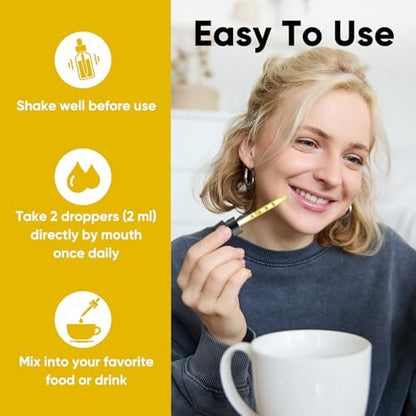 Venture Pal 5-in-1 Vitamin D3 10000 IE & K2 als MK-7 200mcg mit Magnesium, MCT-Öl, Zink – Zuckerfreies Vitamin-D-Liquid für maximale Aufnahme – Knochen-, Stimmungs- und Immununterstützung – 60 ml, 66 Tage
