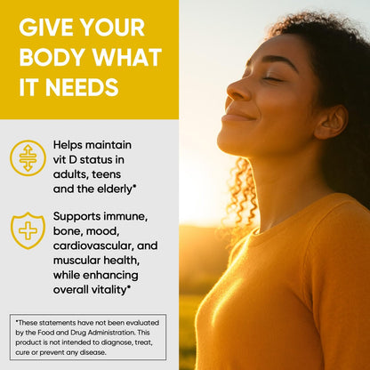 Venture Pal 5-in-1 Vitamin D3 10000 IE & K2 als MK-7 200mcg mit Magnesium, MCT-Öl, Zink – Zuckerfreies Vitamin-D-Liquid für maximale Aufnahme – Knochen-, Stimmungs- und Immununterstützung – 60 ml, 66 Tage