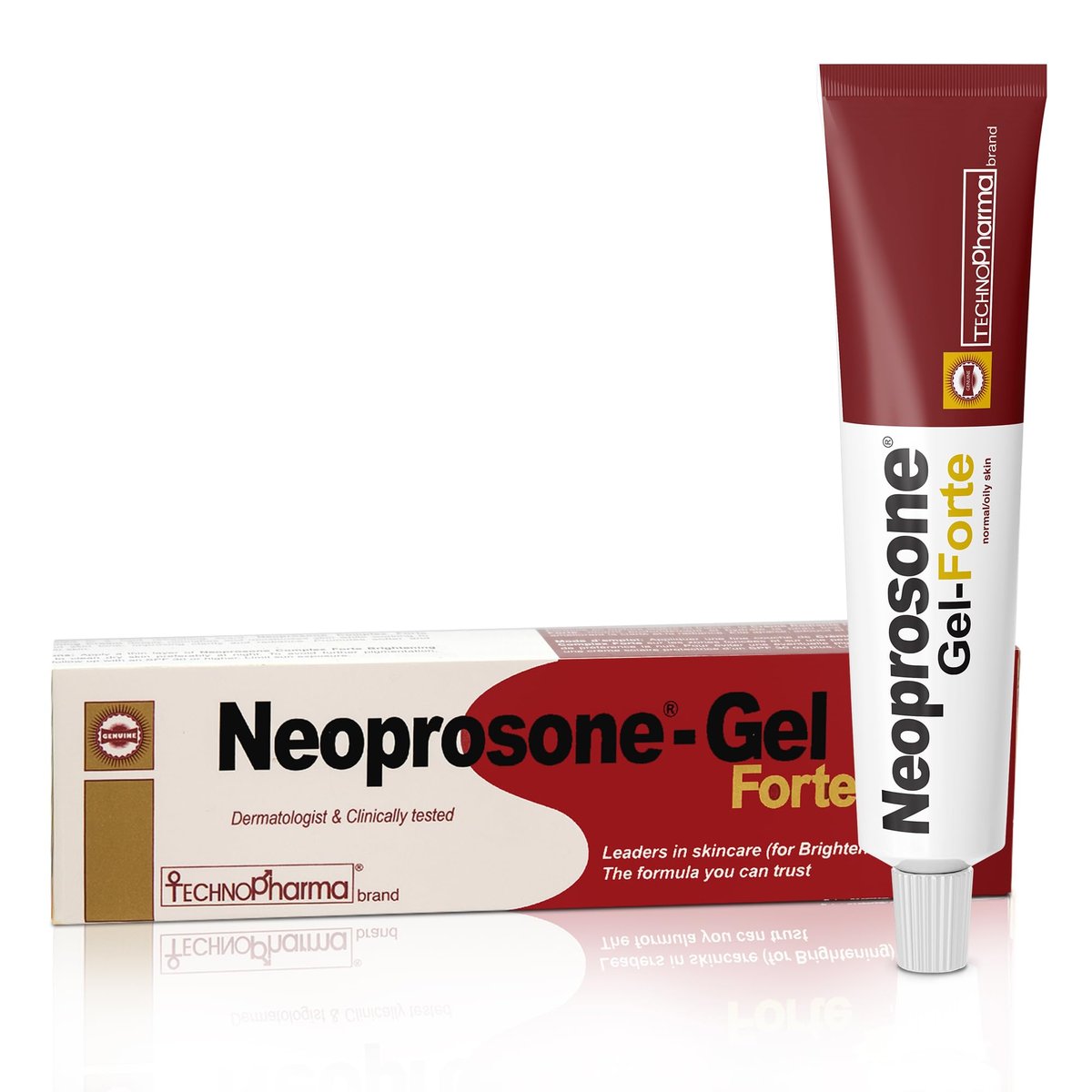 Neoprosone Skin Brightening Gel – 30 ml – Tägliche Gesichtsfeuchtigkeitscreme mit Alpha Arbutin für fettige, Misch- und empfindliche Haut