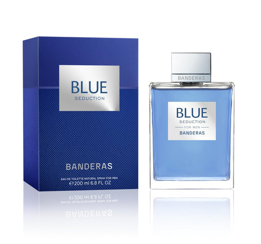 Antonio Banderas Blue Seduction Herren Eau de Toilette Spray, 200 ml