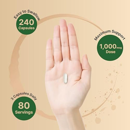 NatureBell Rinderkolostrum Supplement 1.000 mg pro Portion, 240 Kapseln | 40 % IgG Kolostrumpulver für Darmgesundheit, Blähungen, Haut, Haare und Immununterstützung – Nicht-GVO