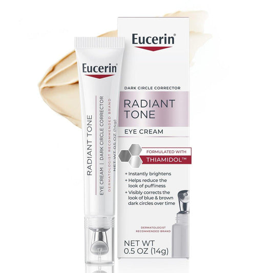 Eucerin Radiant Tone Augencreme gegen dunkle Augenringe mit Thiamidol und Hyaluronsäure, 15 ml Tube