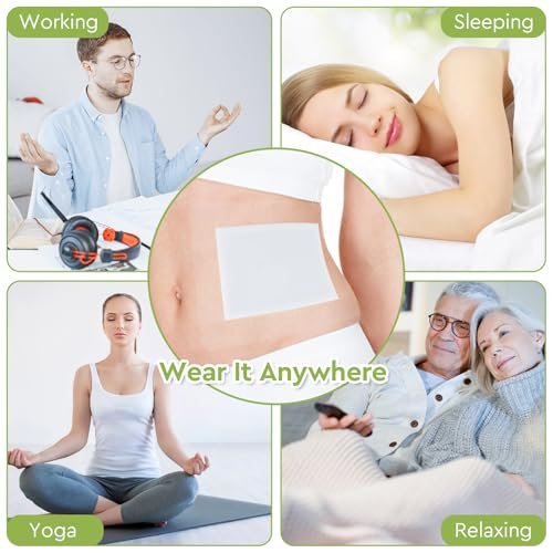 STFOCE 20er Pack Rizinusöl Packung Wickel, Transparente Folie, Selbstklebend, Auslaufsicher, Tragbar, für Zuhause und Reisen, 17x13 cm (1 Packung mit 20)