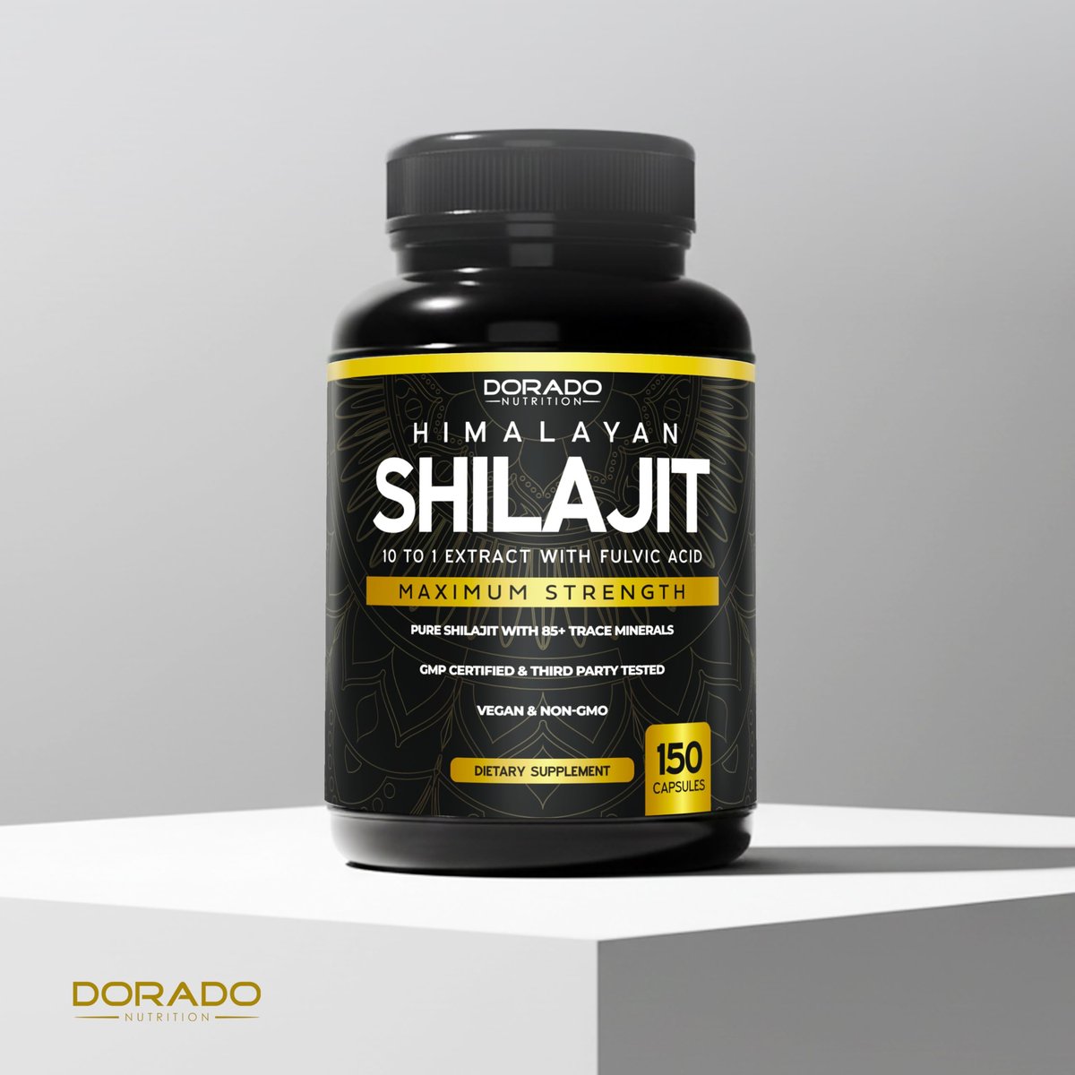 Shilajit Kapseln mit 85+ Spurenelementen (75-Tage-Vorrat, 1000 mg Extrakt pro Portion) – Himalaya-Shilajit für Männer & Frauen mit Fulvinsäure – Laborgeprüft, Vegan, USA-Herstellung