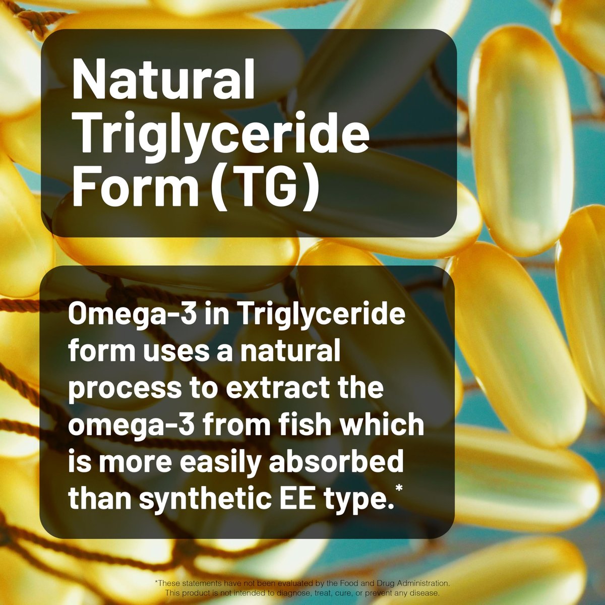 NatureWise Ultra Omega 3 Fischöl 2200 mg – 1300 mg Omega-3 - Triglyceridform - Zitronengeschmack - Wild gefangenes Fischöl + EPA & DHA - Burpless, Nicht-GVO - 60 Weichkapseln [1-Monatsvorrat]