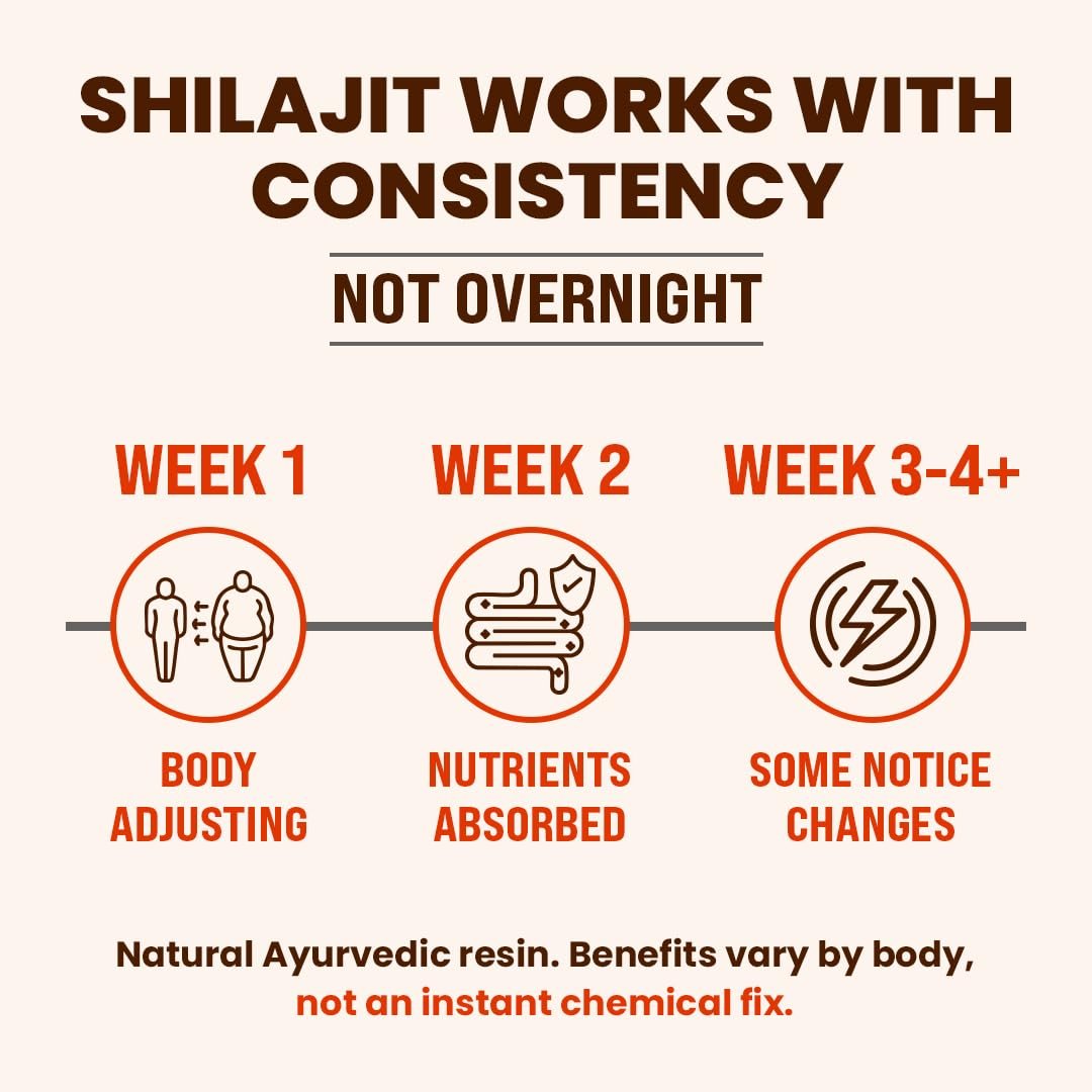 Natruveda Himalayan Shilajit Honey Sticks - 75%+ Fulvinsäure & Spurenelemente - Rohhonig, Safran & Shilajit-Harz - 10 Sticks