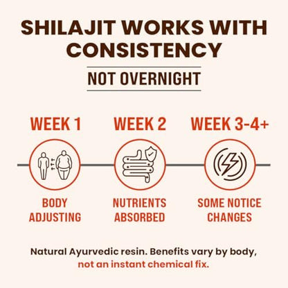Natruveda Himalayan Shilajit Honey Sticks - 75%+ Fulvinsäure & Spurenelemente - Rohhonig, Safran & Shilajit-Harz - 10 Sticks