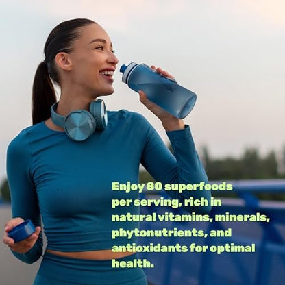 Nature’s Fruits & Veggies Supplement, 240 Veggie Kapseln – 80 Vollwert-Superfoods für das tägliche Gleichgewicht – 40 Früchte mit 40 Gemüse- und Grünpflanzen – Nicht-GVO, Glutenfrei