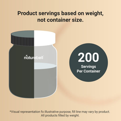 NatureBell Kreatin-Monohydrat Pulver 1000g, 5000mg pro Portion, 200 Portionen (2,2 lb) | Mikronisiert, Rein & Ungeschmackt | Pre-Workout Muskelunterstützung* | Keto, Vegan, Ohne Füllstoffe