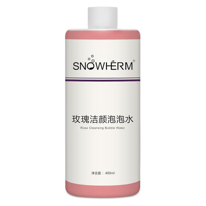 ELitzia Oxygen Bubble Machine Special 400ml/13,5 Fl. Oz. Rosenlösung für Tiefenreinigung, Feuchtigkeitsversorgung und Ölkontrolle – Wasser-Element-Essenz-Blasenflüssigkeit (ETD061, Rose)
