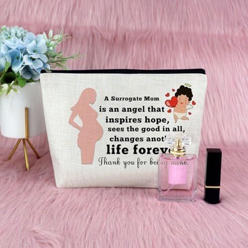 Surrogat-Mutter-Geschenk: Kosmetiktasche für Leihmütter – Dankeschön-Geschenk zur Schwangerschaft, Geburtstag, Weihnachten