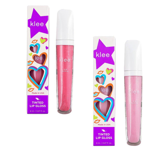 LunaStar Klee Lipgloss-Set für Kinder und Tweens – Sanft, ungiftig, hergestellt in den USA (Tahoe Interlude/Aspen Rhythm)