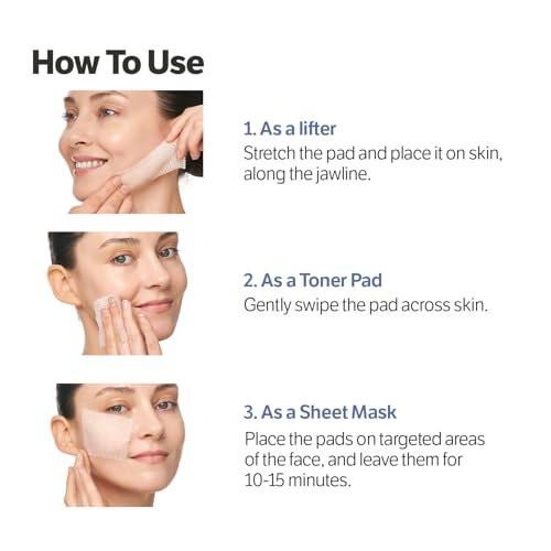 SUNGBOON EDITOR Deep Collagen Retinol Power Boosting Pads – Feuchtigkeits- und Anti-Aging-Pads für trockene Haut, 100 Stück