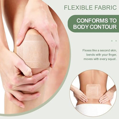 Hysimedy Silikonpflaster für empfindliche, fragile Haut 10x10 cm 15 Stück – Flexible, latexfreie, hypoallergene, atmungsaktive große Pflaster für Wunden – Schmerzfreies Entfernen für Senioren und Kinder