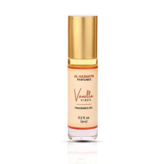 AL HASNAYN Vanilla Vibes Duftöl Roll-On Parfüm 6 ml – Alkoholfrei, Lang anhaltend, Geschenk für Damen und Herren
