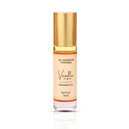 AL HASNAYN Vanilla Vibes Duftöl Roll-On Parfüm 6 ml – Alkoholfrei, Lang anhaltend, Geschenk für Damen und Herren