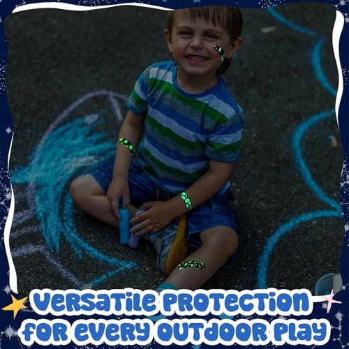 Threlaco 100 Stück Leuchtende Pflaster für Kinder – Niedliche, Atmungsaktive, Wasserdichte Neon-Pflaster für Jungen, Mädchen, Kleinkinder – Selbstklebend und Flexibel für Schnitte, Schrammen, Wunden (Weltraum)