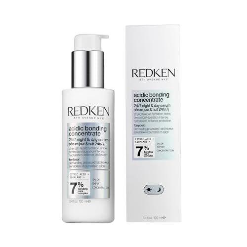 Redken Acidic Bonding Concentrate 24/7 Night & Day Serum – Pflegendes & restoratives Haarserum für geschädigtes Haar, Anti-Frizz, 100 ml