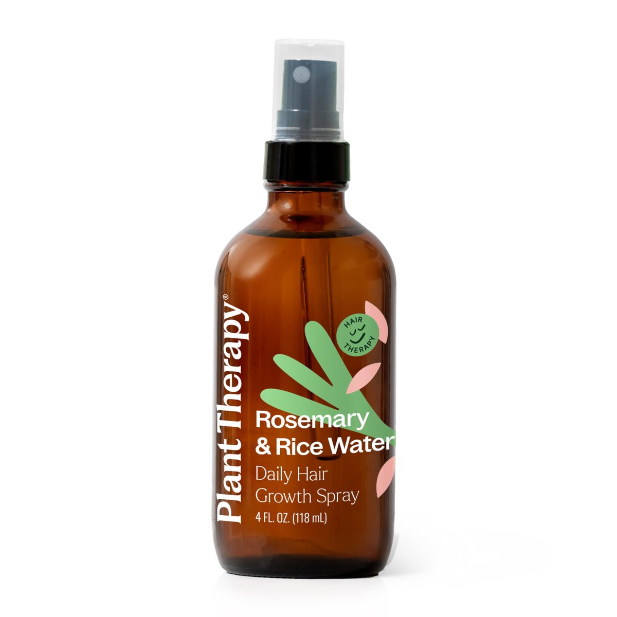 Plant Therapy Rosmarin & Reiswasser Haarspray 4 oz – Tägliches Haarwachstumsspray für natürliches Haarwachstum, stärkt die Haarstruktur und Elastizität, verleiht Volumen und Glanz
