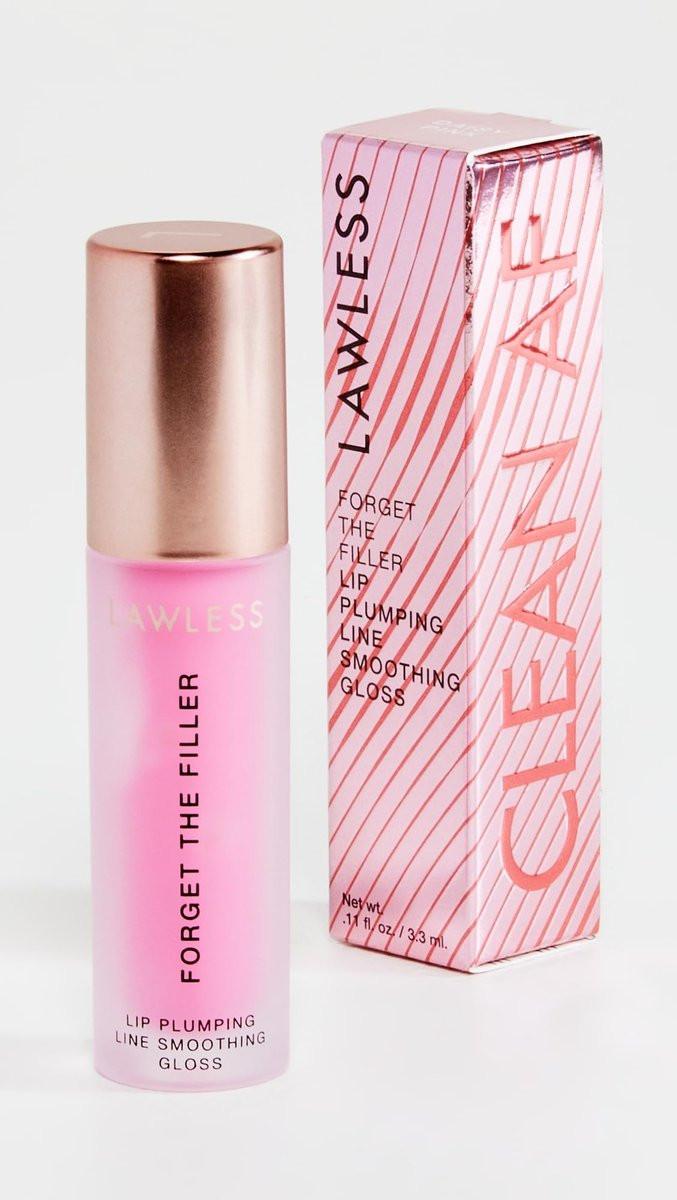 Lawless Forget the Filler Lip Plumping Line Smoothing Gloss - Daisy Pink - Premium Volumizing Lippen-Gloss mit natürlichen Inhaltsstoffen zum Füllen, Straffen und Hydratisieren der Lippen, 0,11 oz