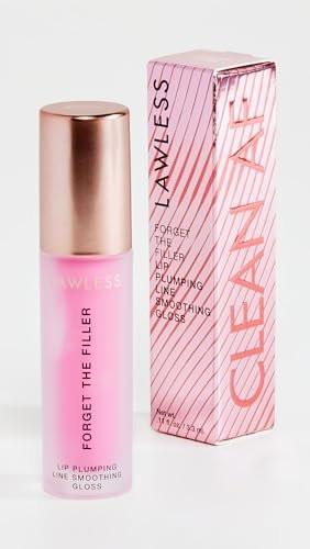 Lawless Forget the Filler Lip Plumping Line Smoothing Gloss - Daisy Pink - Premium Volumizing Lippen-Gloss mit natürlichen Inhaltsstoffen zum Füllen, Straffen und Hydratisieren der Lippen, 0,11 oz