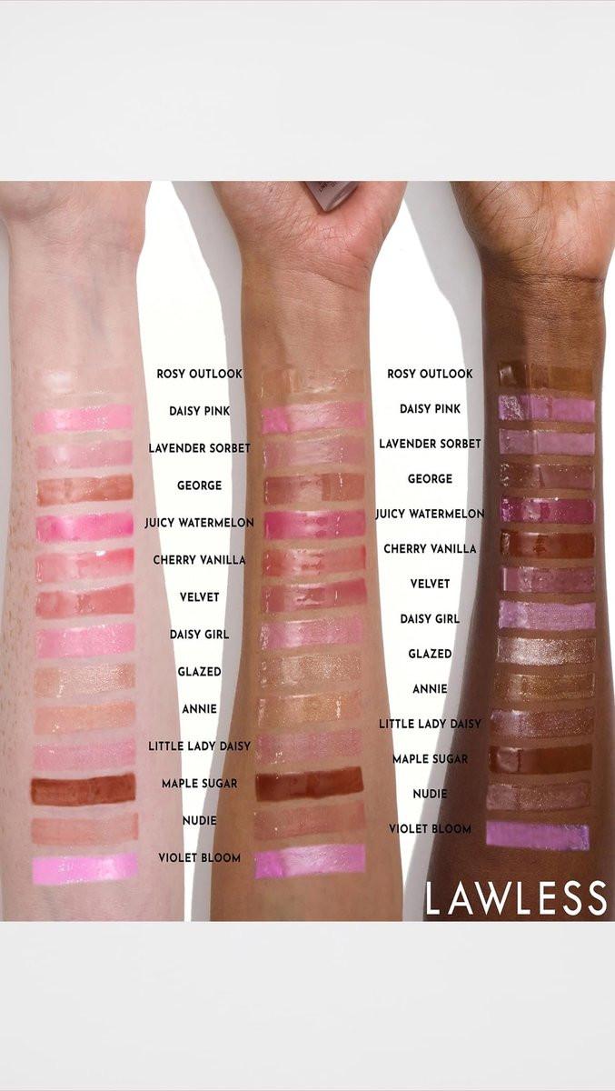 Lawless Forget the Filler Lip Plumping Line Smoothing Gloss - Daisy Pink - Premium Volumizing Lippen-Gloss mit natürlichen Inhaltsstoffen zum Füllen, Straffen und Hydratisieren der Lippen, 0,11 oz