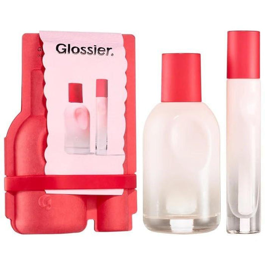 Glossier You Limited Edition Eau de Parfum Holiday Geschenkset – 50 ml Spray + 8 ml Rollerball