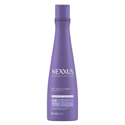 Nexxus Hy-Volume Weightless Lift Conditioner Protein Fusion mit Kollagenprotein & Hyaluronsäure für schlaffes & plattes Haar – 48 Stunden Volumen – 400 ml