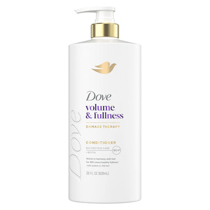 Dove Conditioner Volumen & Fülle für feines, dünnes Haar mit Bio-Protein-Care-Technologie und Biotin 28 Fl Oz